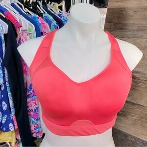 Coral Layers Sports Bra for Women